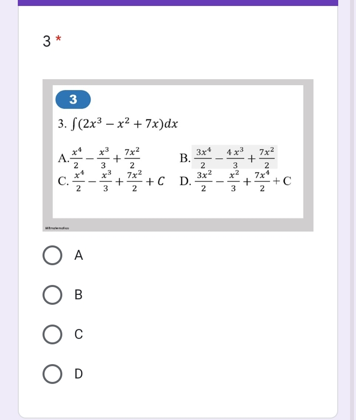 C C. 2tan x - 2cot x + C D. 2tan x