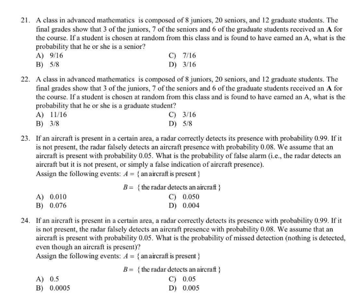 This is in Statistics and Probability. Answer the problems below. This is