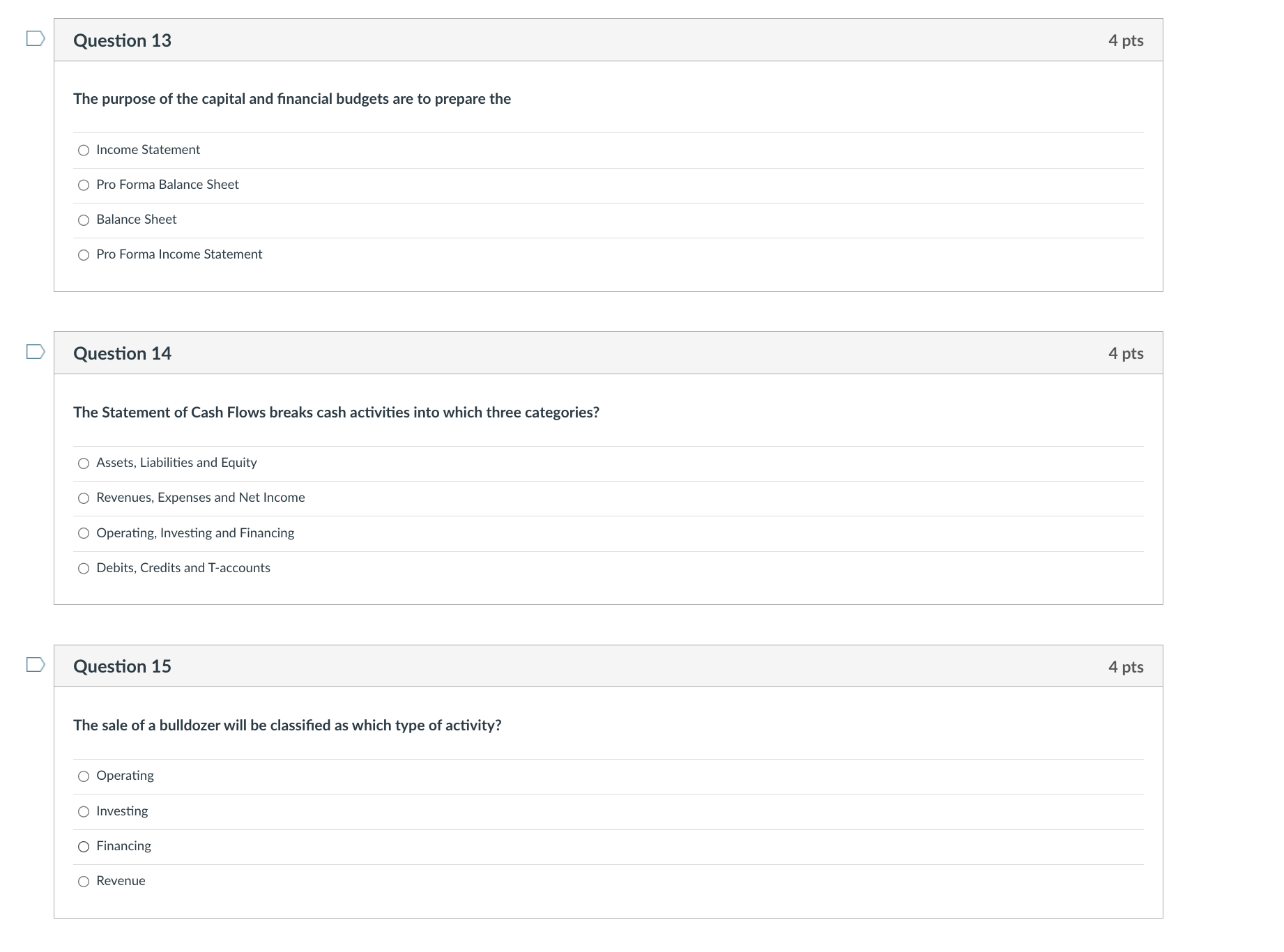Budget variances help managers Measure goals against performance O Measure the efficiency