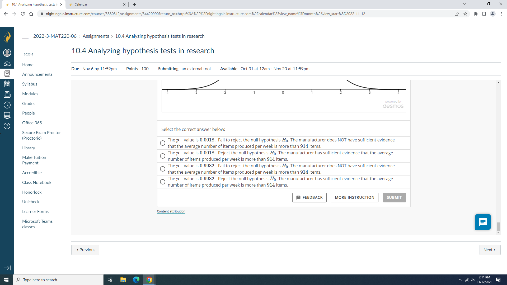 10.4 Analyzing hypothesis tests in research Home Due Nov 6 by 11:59pm