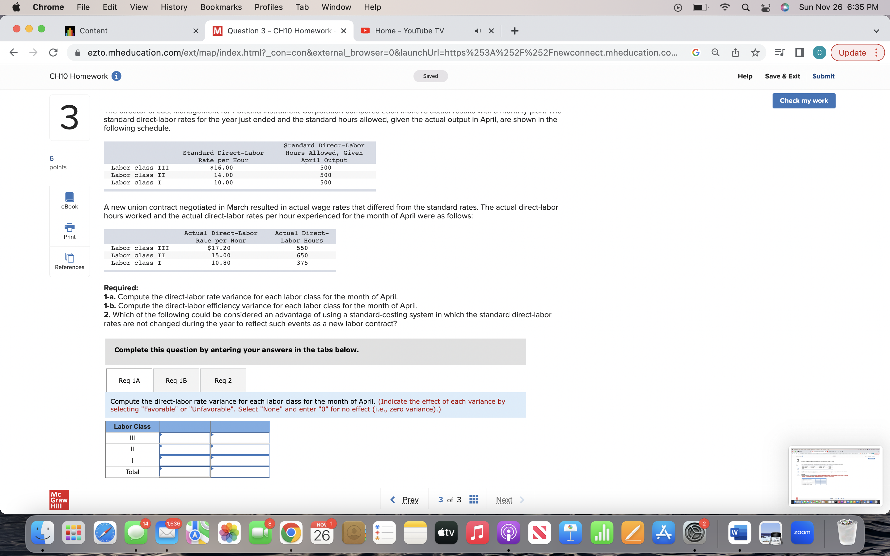  Chrome File Edit View History Bookmarks Profiles Tab Window Help 1