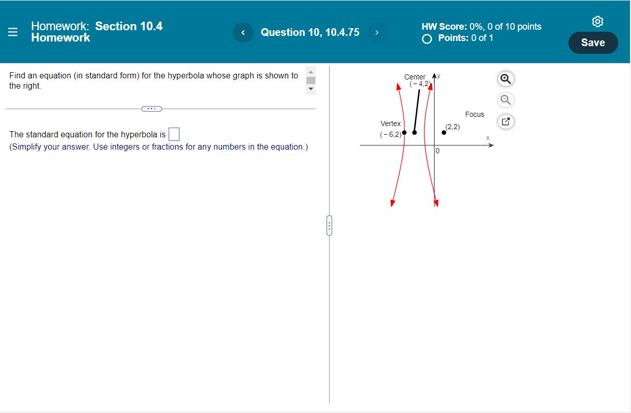 (y + 3) =25. a) Find the center, vertices, transverse axis, and