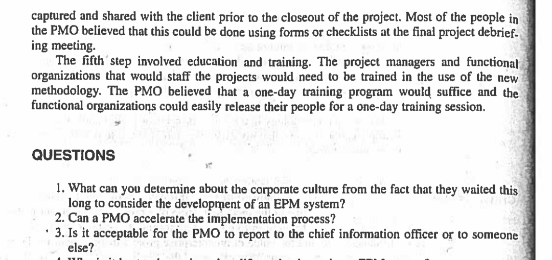 We are no longer competitive in the marketplace. Almost all of the