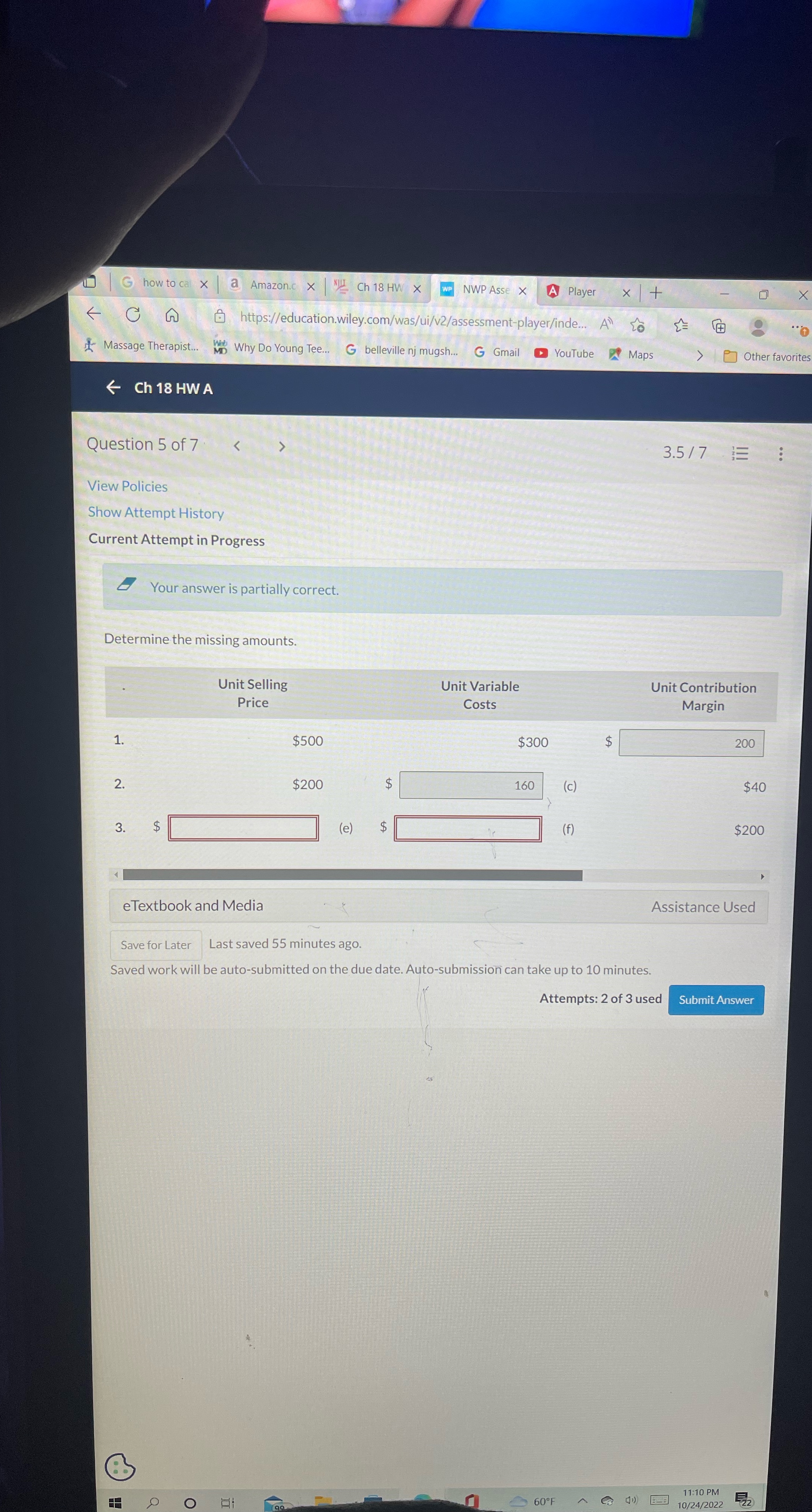  how to cal x a Amazon.c x Ch 18 HW X