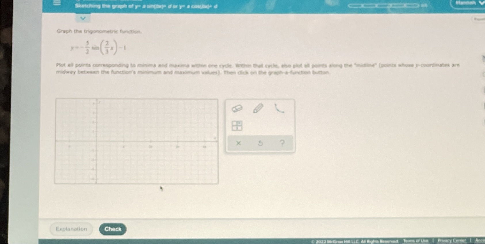 Please plot five points, please write out the five points neatly so