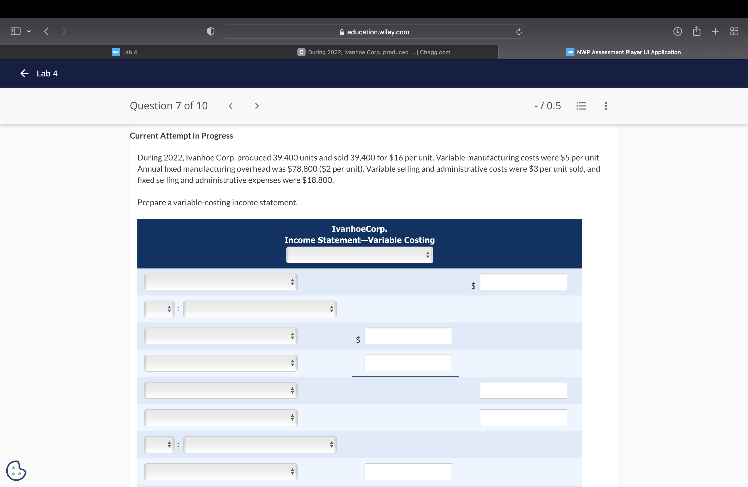 < > Lab 4 WP Lab 4 Question 7 of 10 >