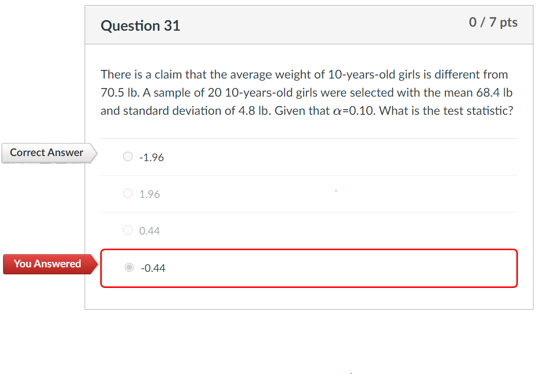 and standard deviation of 5.8 minutes. Given that a=0.05. What is the