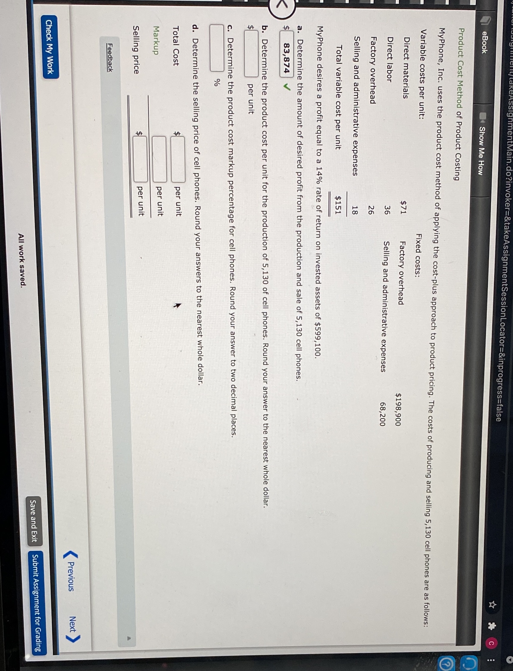 invoker=&takeAssignmentSessionLocator=&inprogress=false ... eBook Show Me How C Product Cost Method of