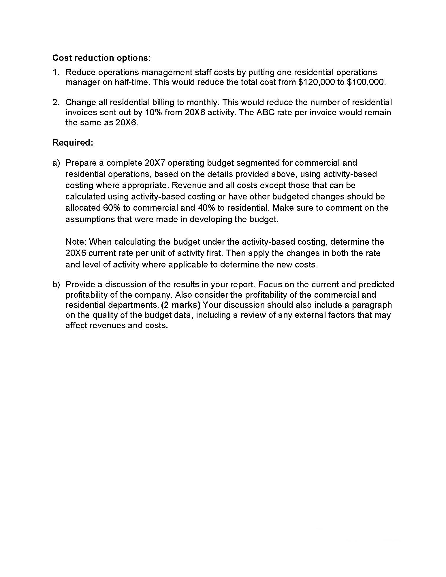 Carbonite has prepared the following statement of comprehensive income for the year