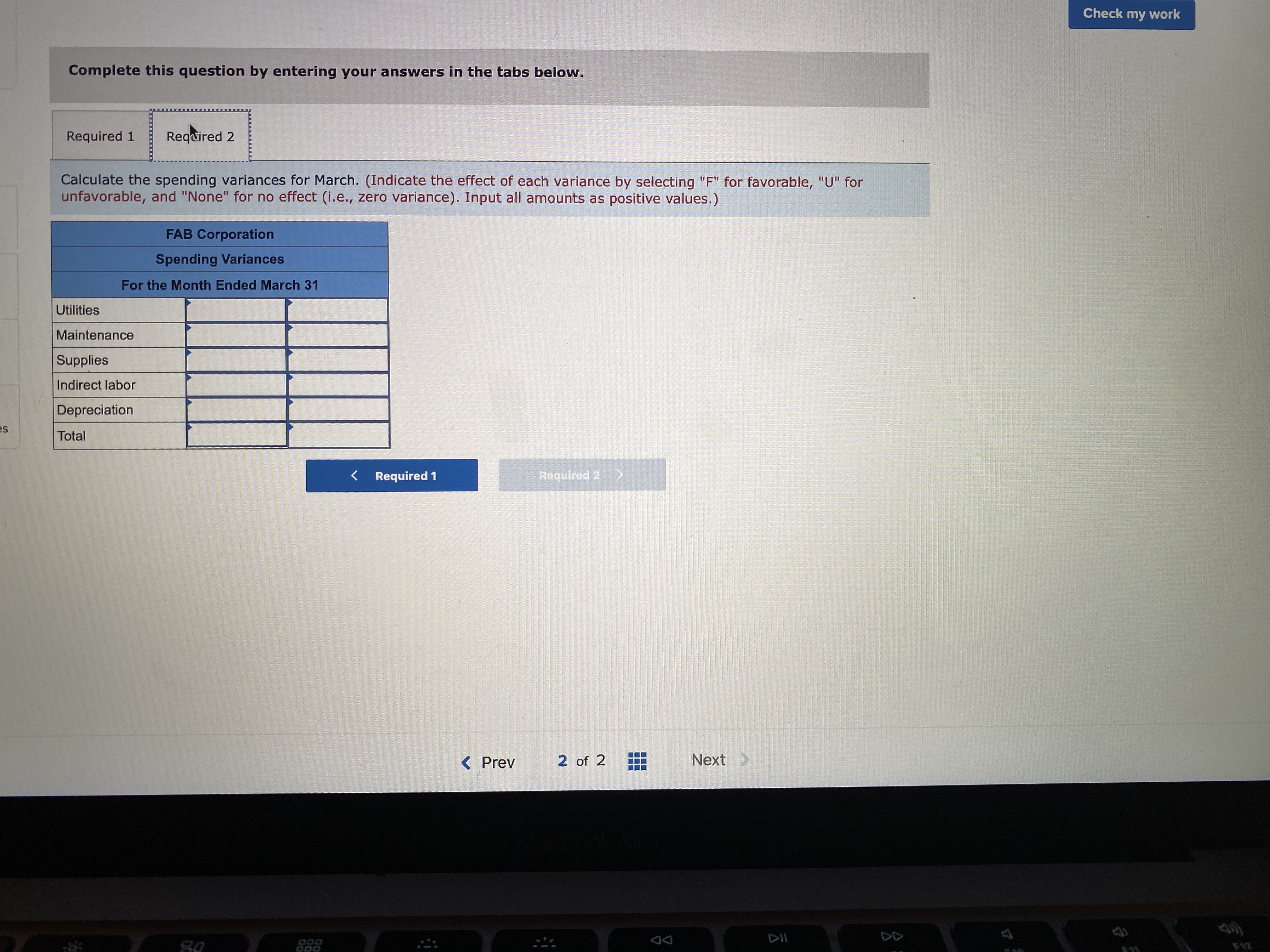 The president has asked that you review the company's costing system and