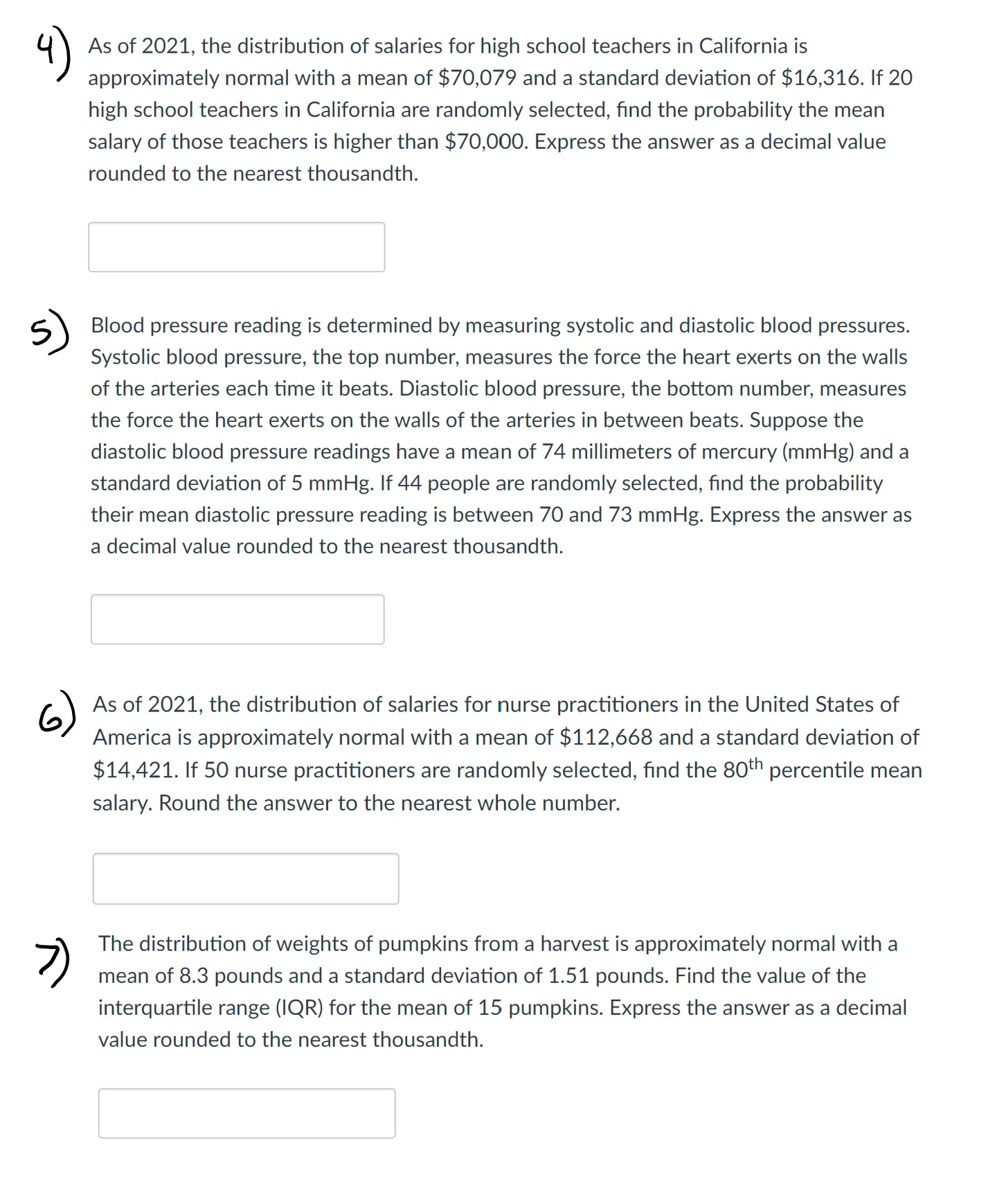 you! I) Complete each statement below. Select the appropriate choice from each