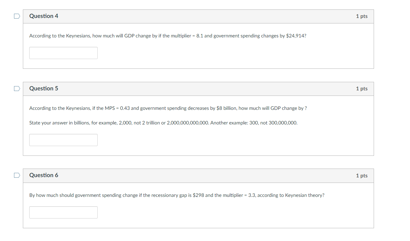 government spending should change by if the inflationary gap is $12,388 and
