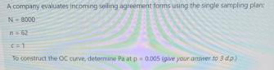 (in the previous question) is used to determine AOQ curve. Comment on