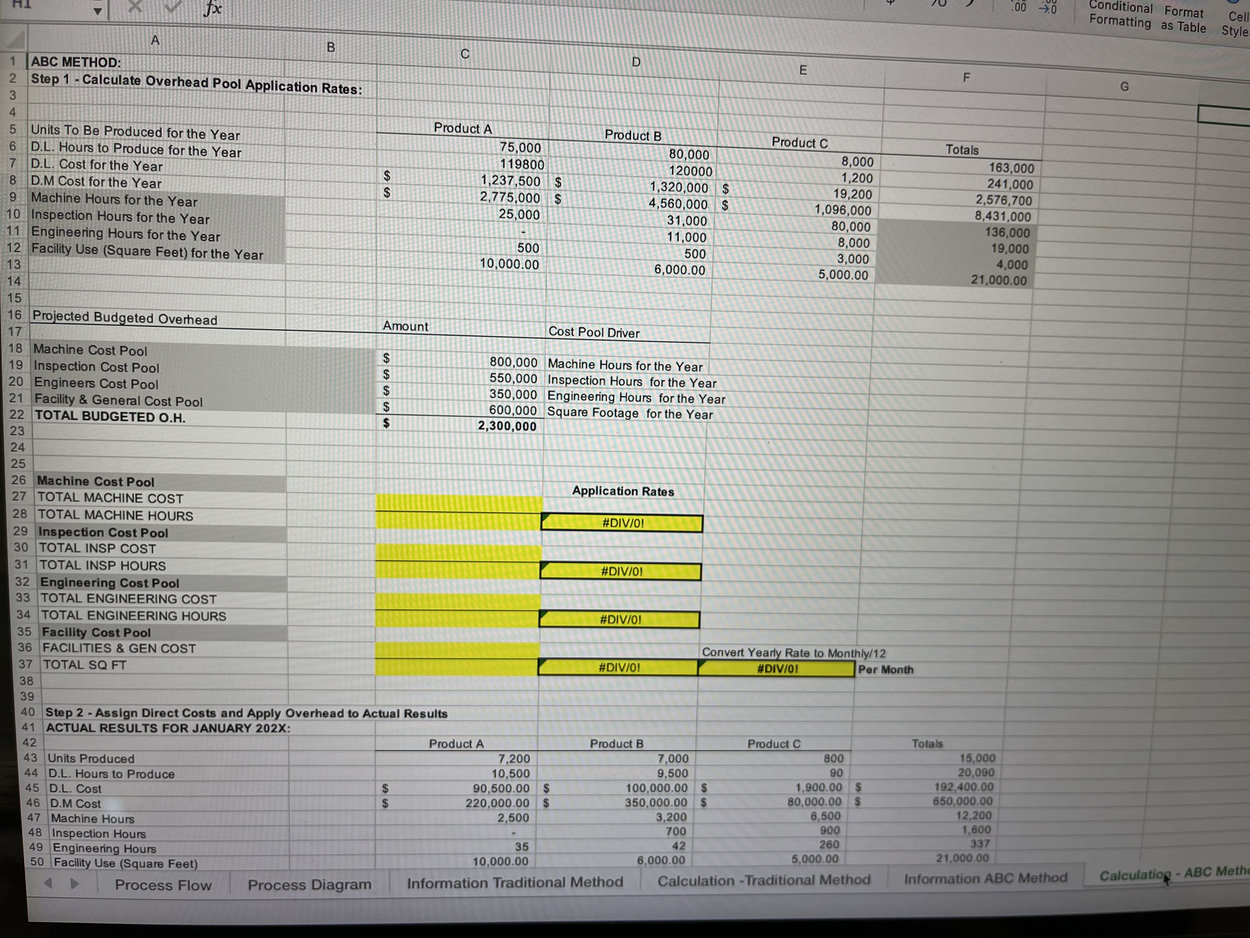 method to allocate overhead, what is the per unit cost you calculated