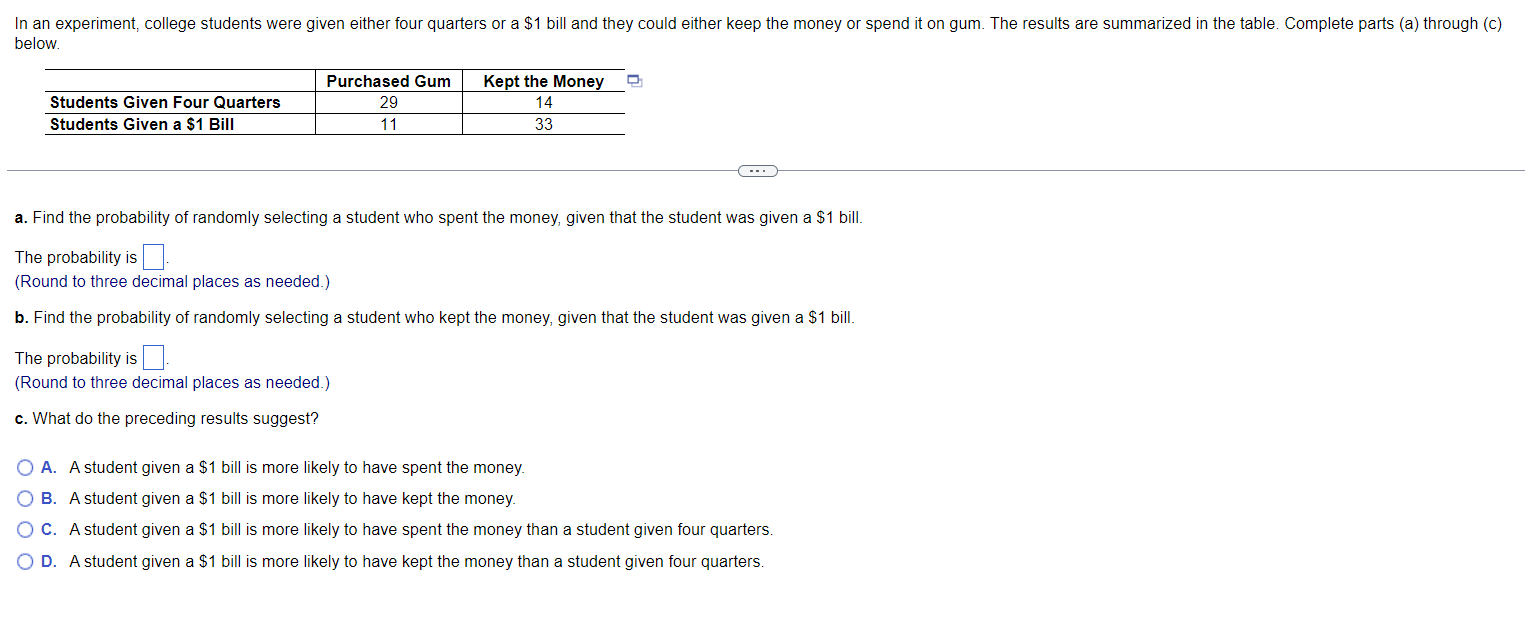 of cookies have the same mean number of Chocolate chips. ANOVA table