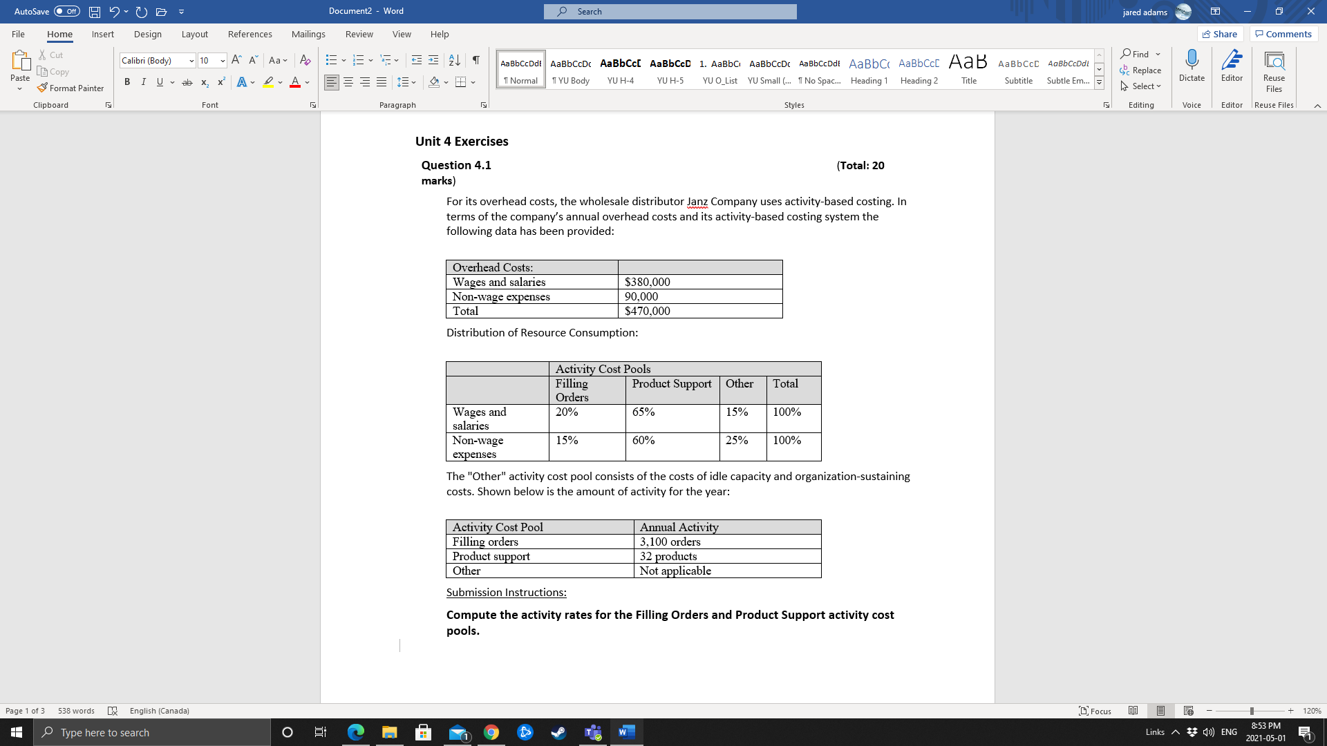 Please Help. Thank you. AutoSave . Off Document2 - Word Search jared