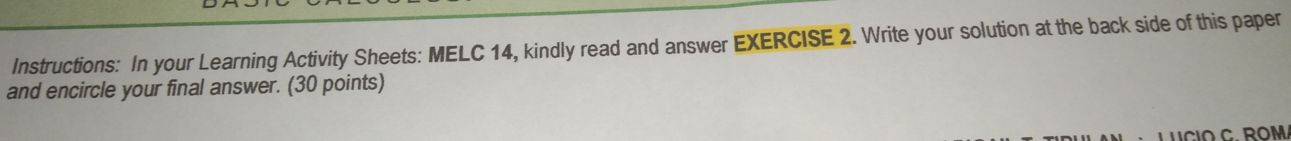 At x = 8 EXERCISE 2 Consider the given function and number