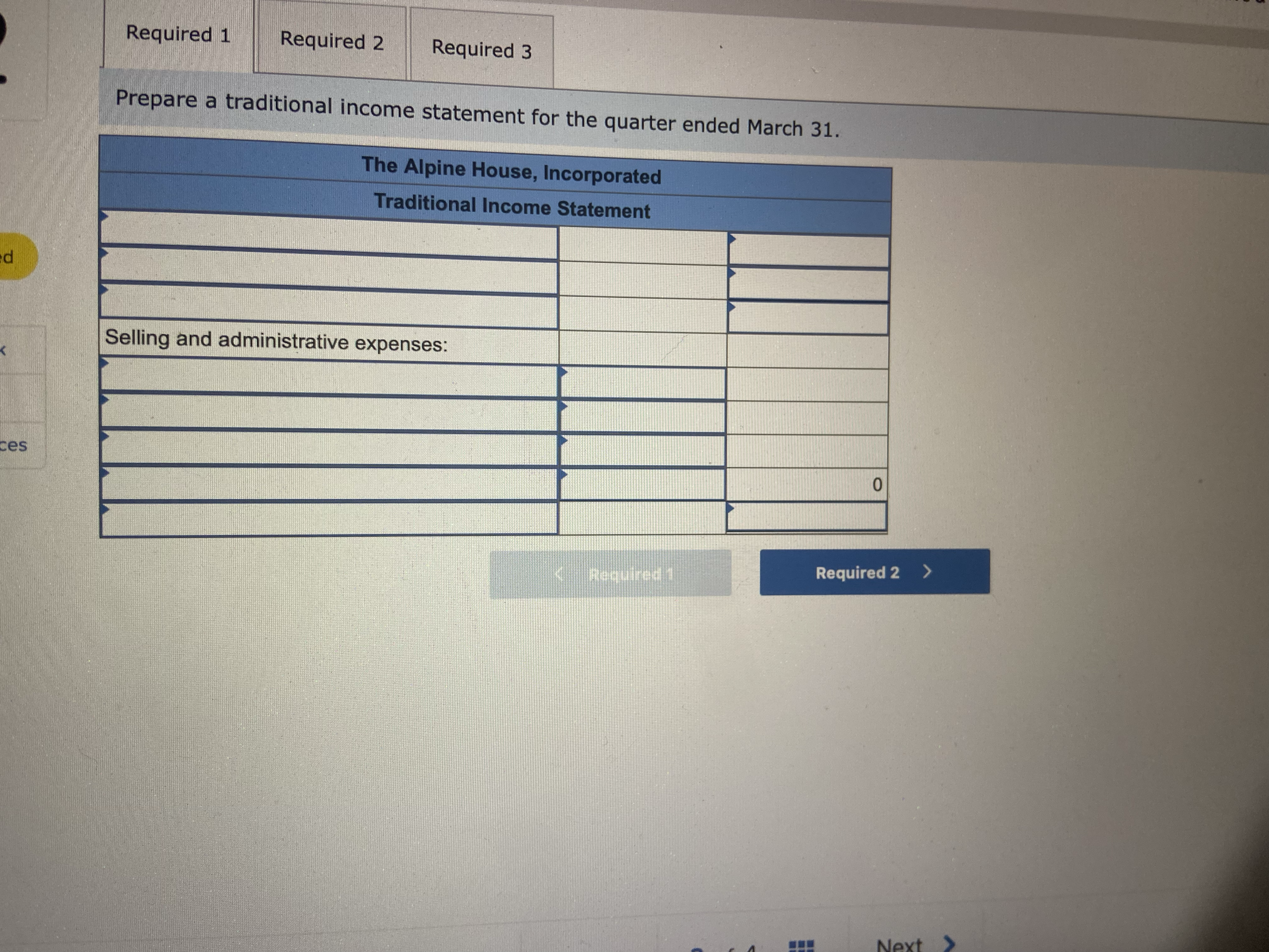 966, 000 ped Variable selling expense per pair of skis $ 420