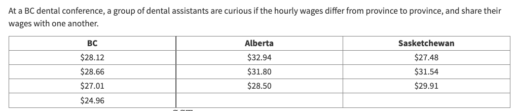 below. Determine whether there is a significant difference in the mean blood