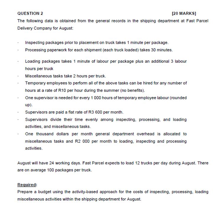 Good day, can you please help me with Question 2 - Management