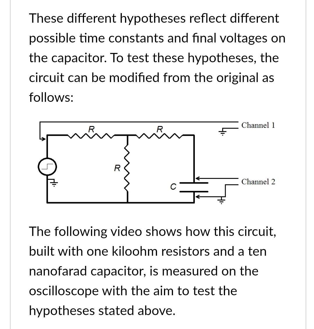 since there's more than one resistor and they appear in the circuit