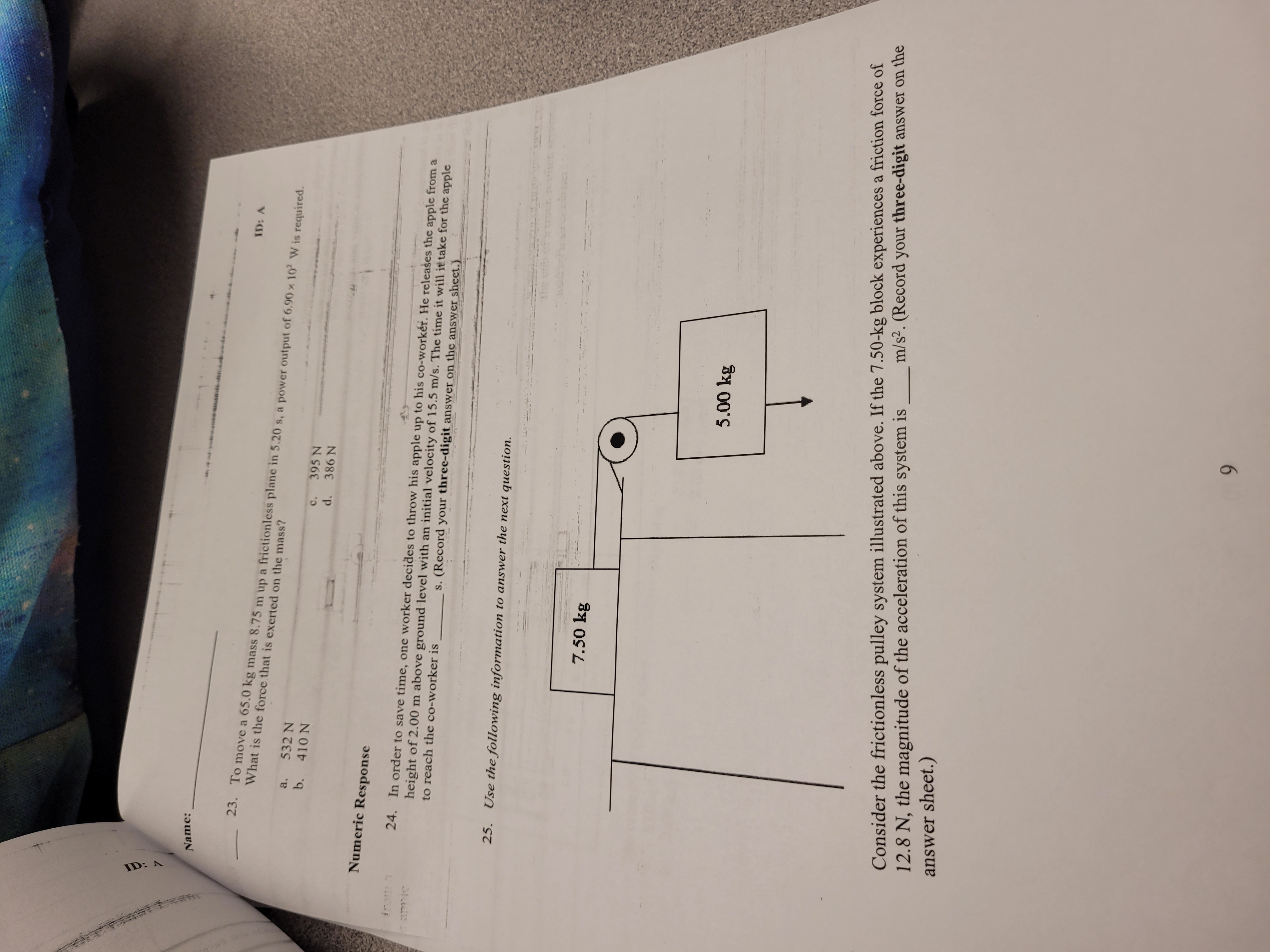have elapsed is c. 20.0 m/s [east] a. 20.0 m/s d. 2.00
