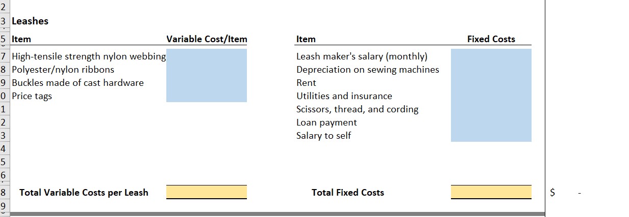 .- QE, ... ;'.-;w' ACC 202 Milestone One: Operational Costs Data Appendix