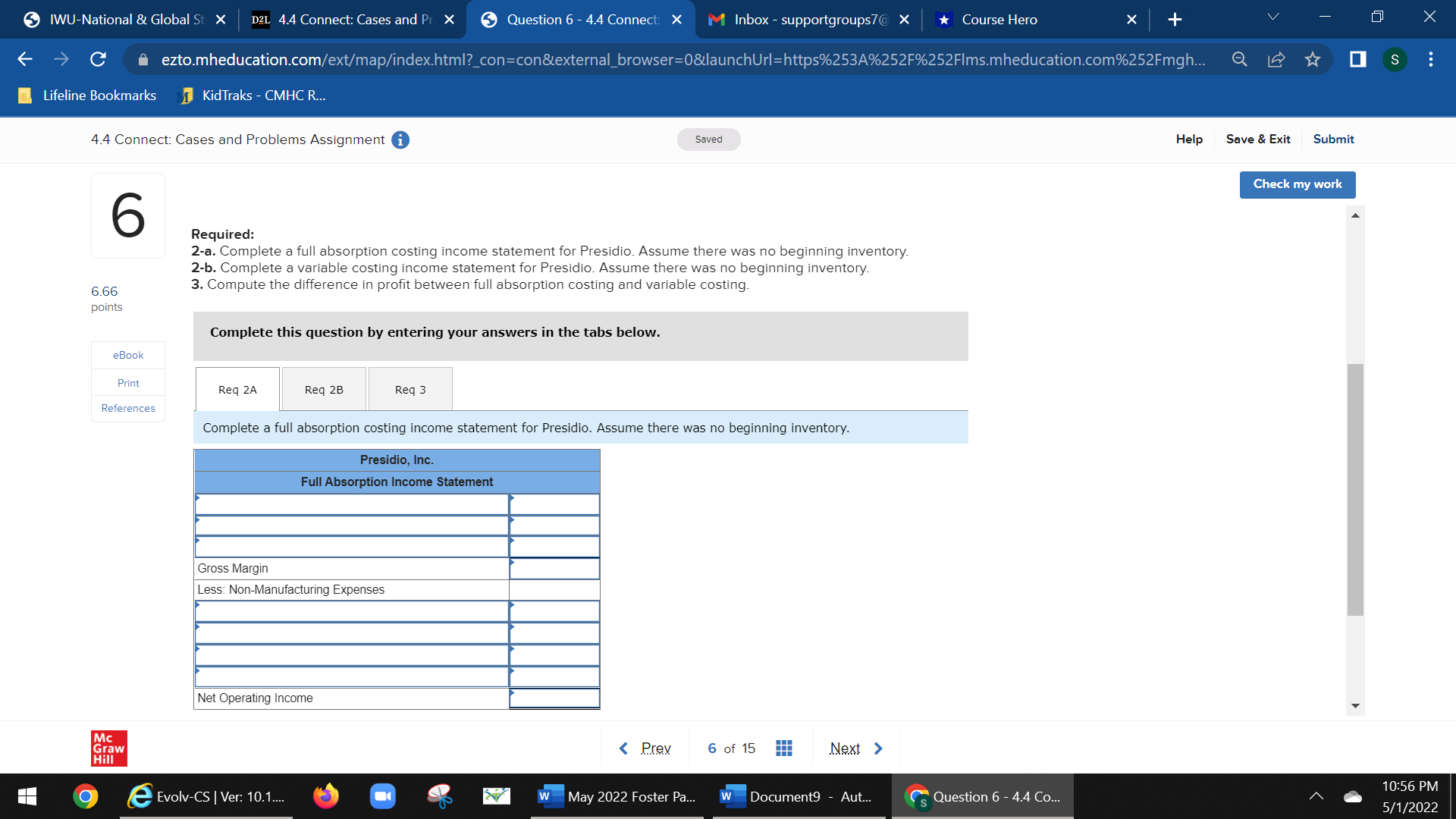 Pr X Question 6 - 4.4 Connect: X M Inbox - supportgroups7@