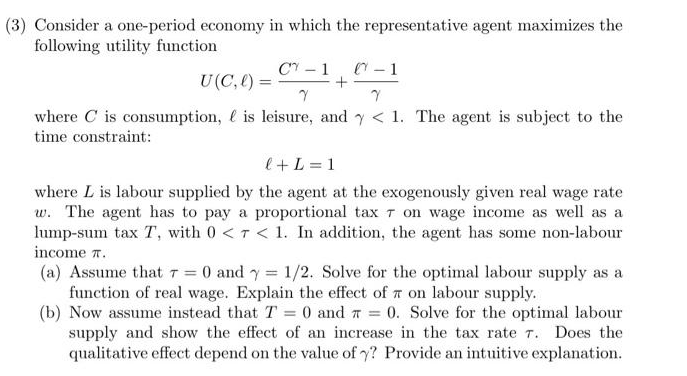 in which the representative agent maximizes the following utility function LC"1r 1