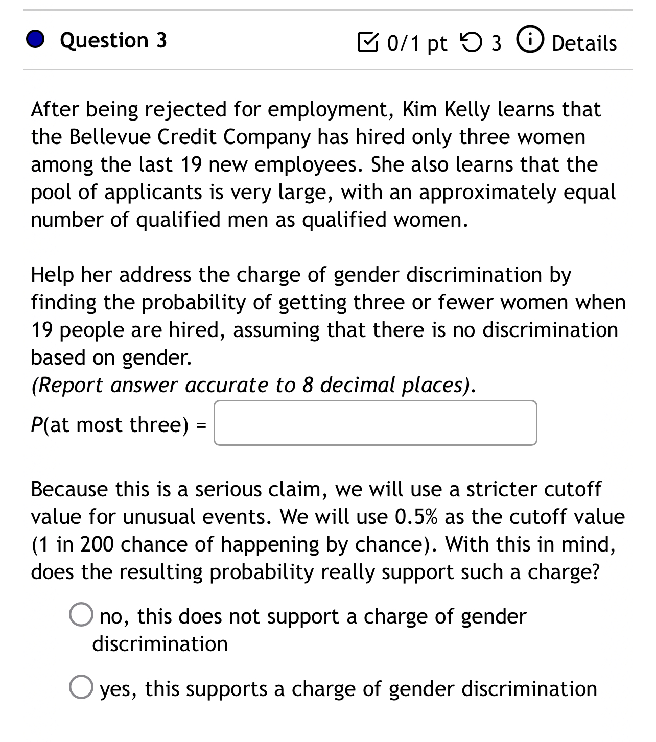 the mean of this probability distribution. Round your answer to one decimal