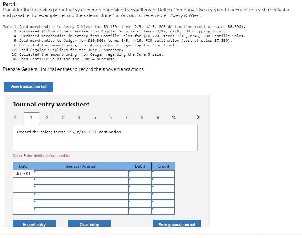 if someone can help, i really appreciate it! Part 1: Consider the
