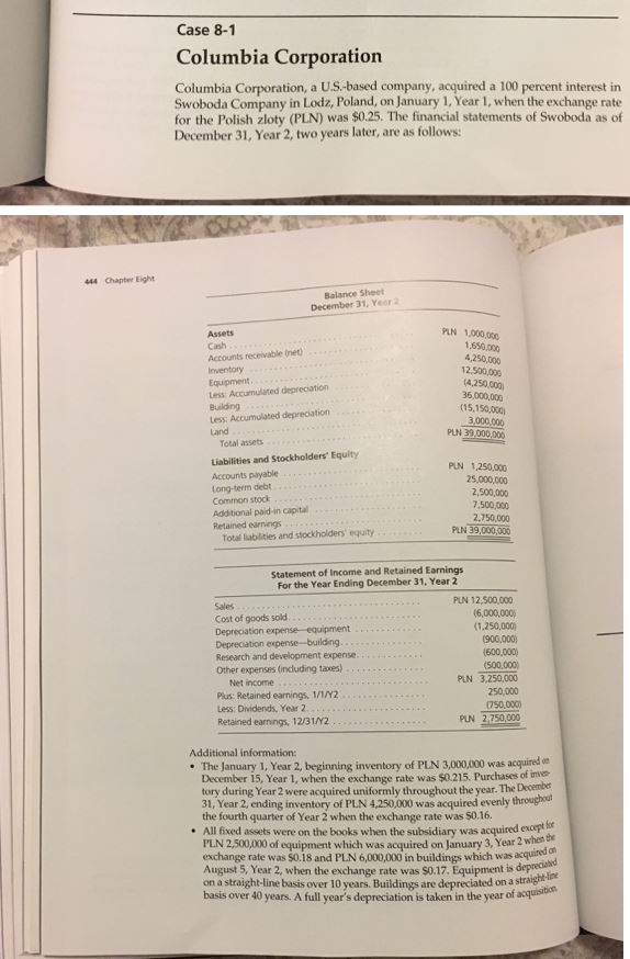 Read theCase 8-1in the textbook.How does a financial analyst who is responsible