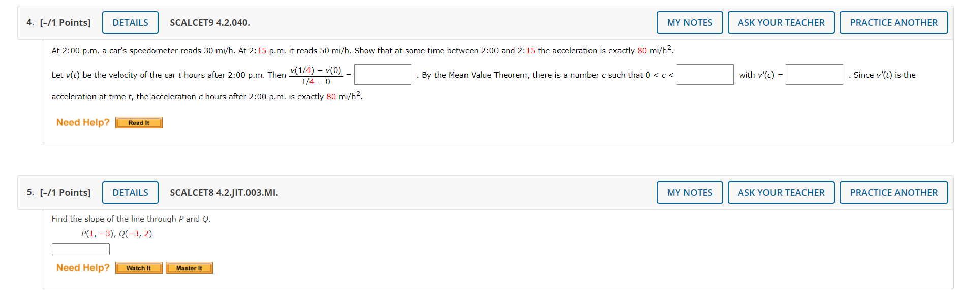 closed interval. f(x) = x5 - 3x + 9, [-2, 2] Is