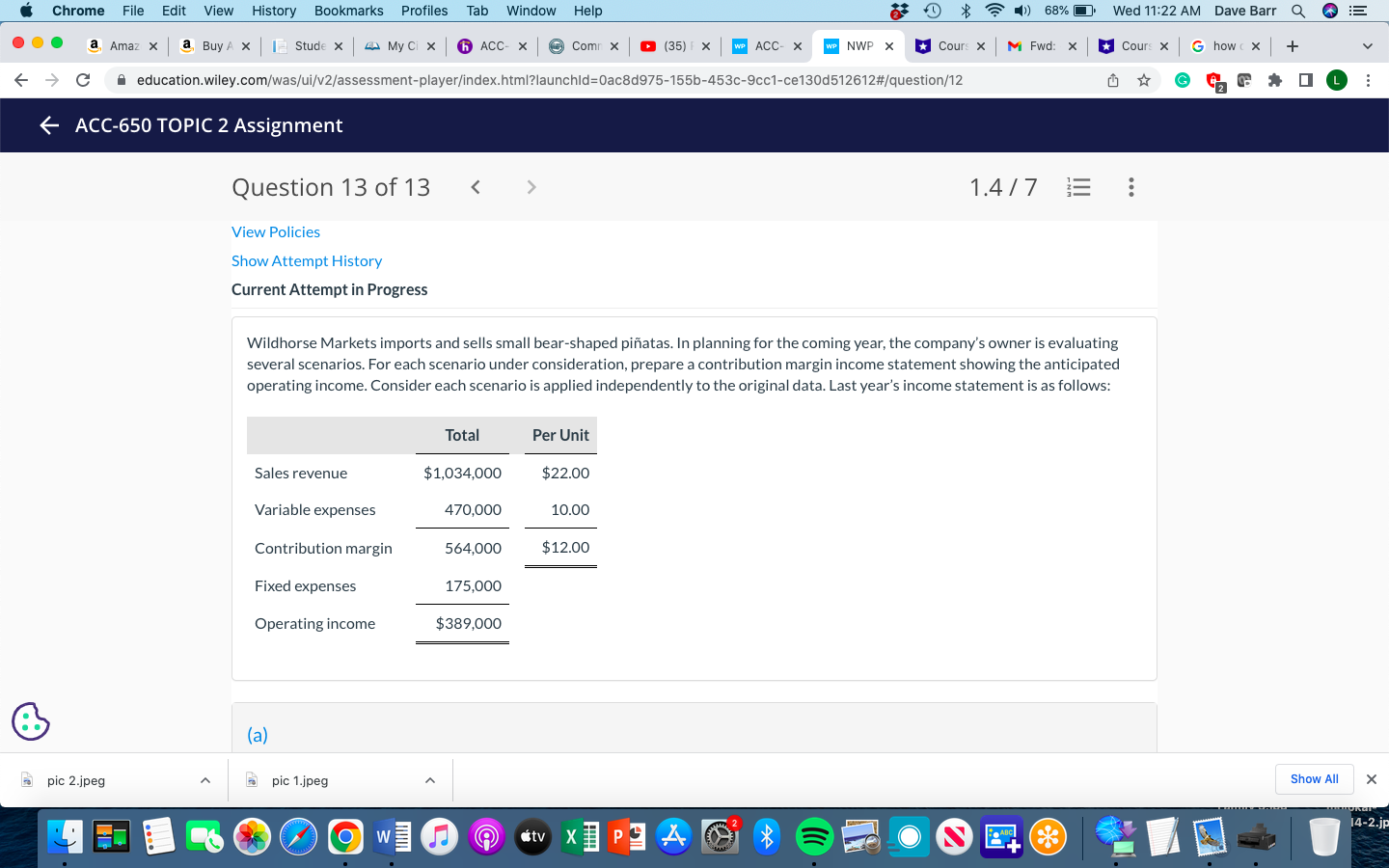 Chrome File Edit View History Bookmarks Profiles Tab Window Help O