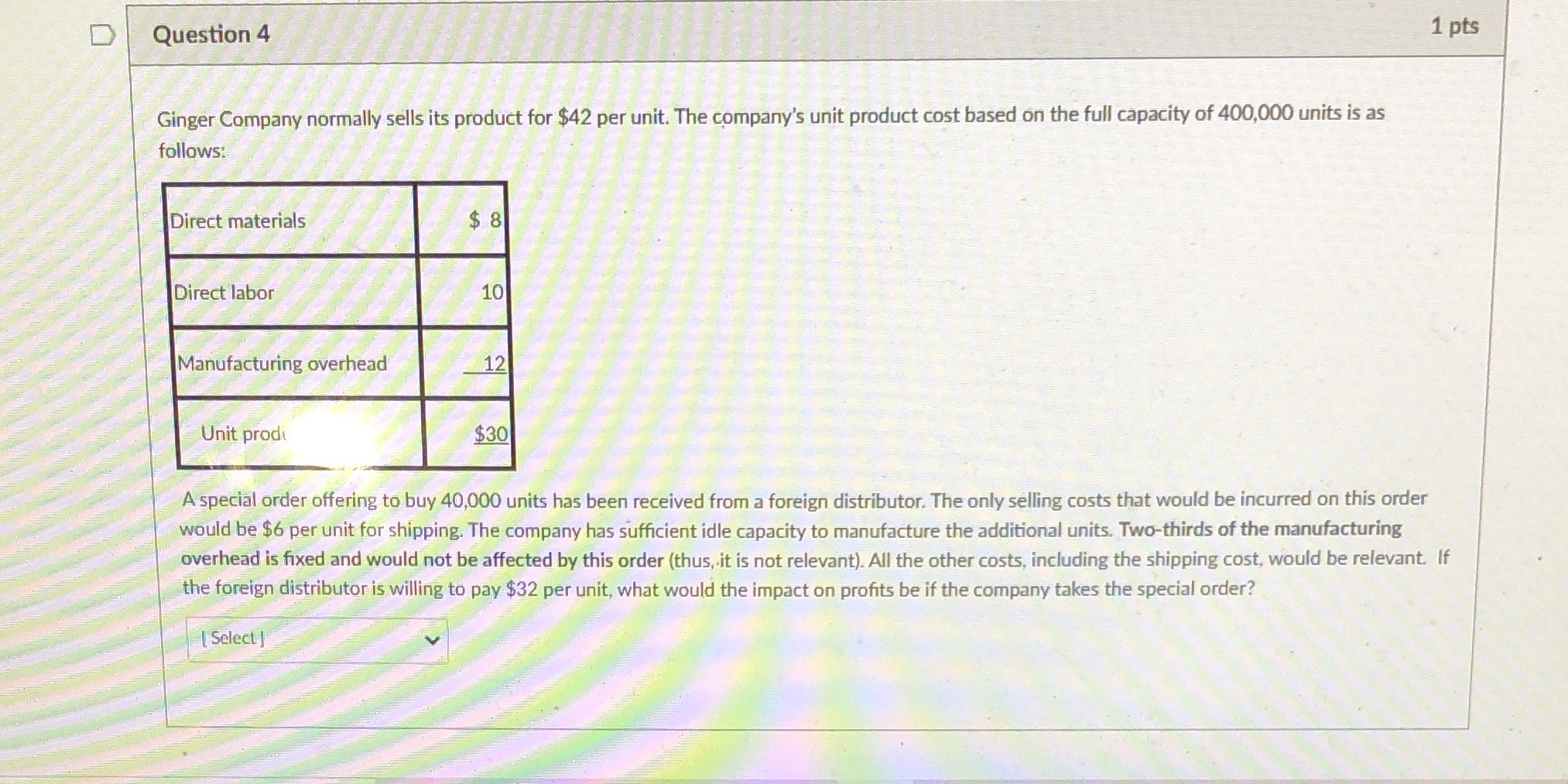 I need help and Please do in order !! D Question 4