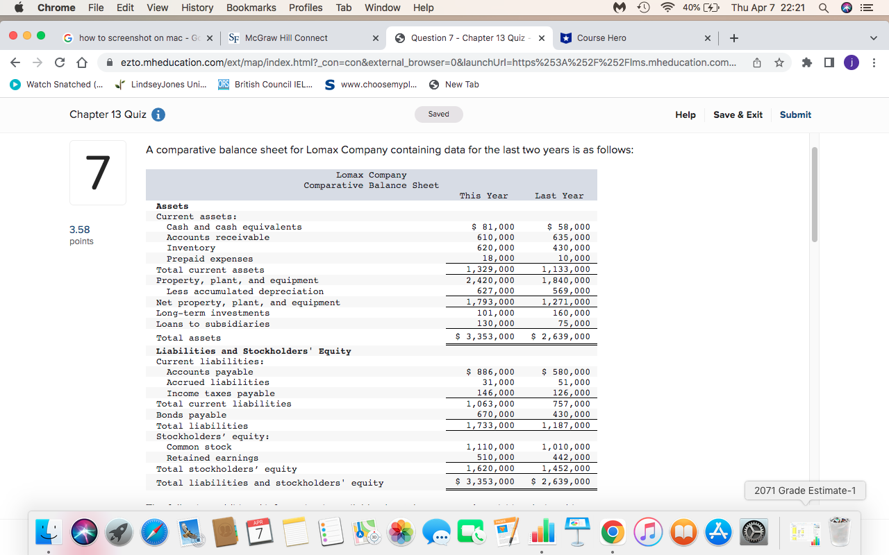 Chrome File Edit View History Bookmarks Profiles Tab Window Help MO