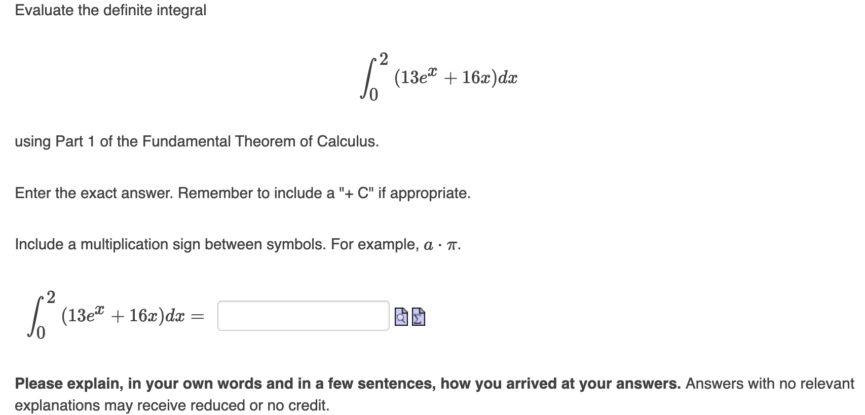 Please help solve and show and explain answer thank you Evaluate the