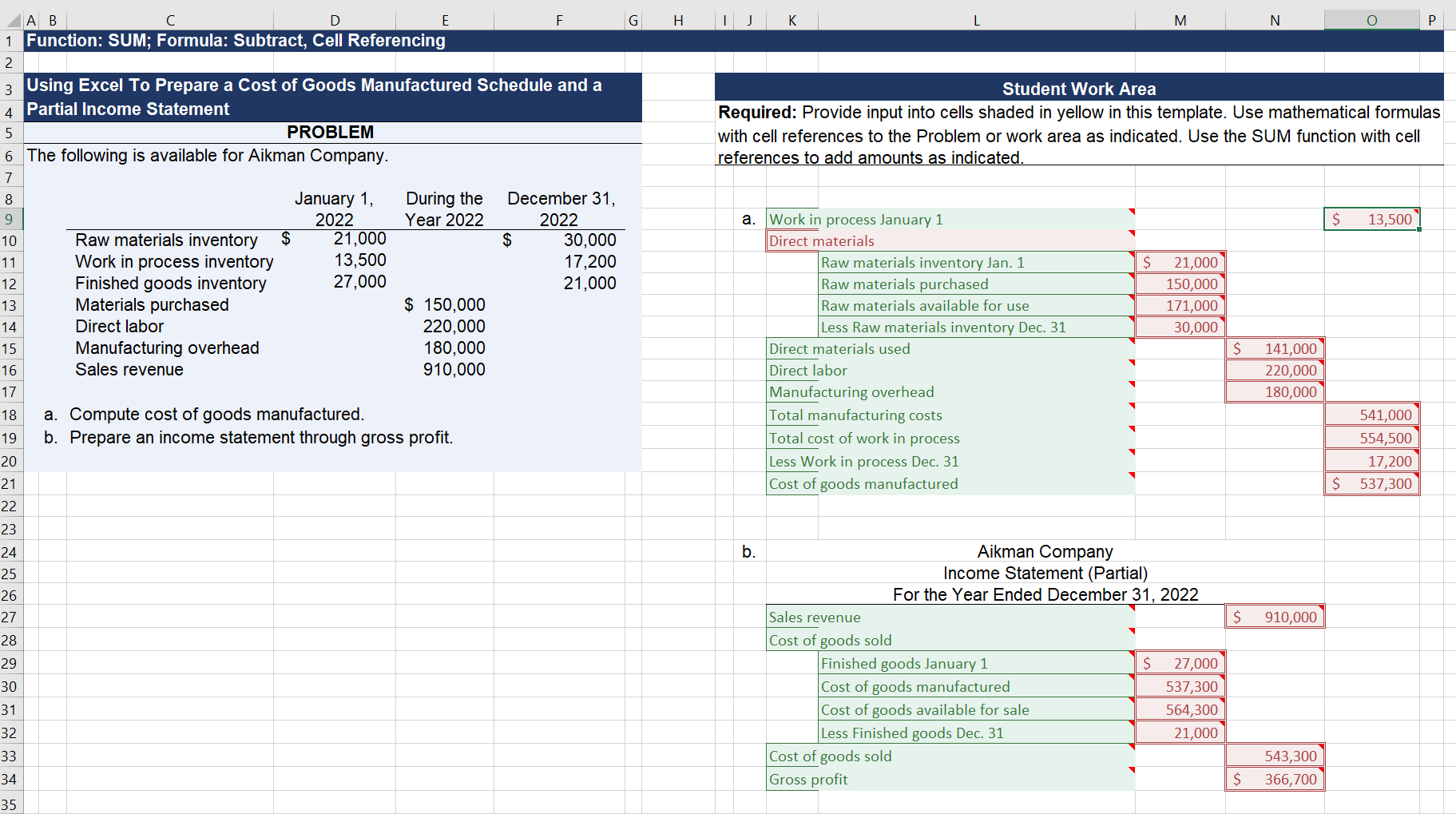 I entered everything highlighted in yellow but then the second photo shows