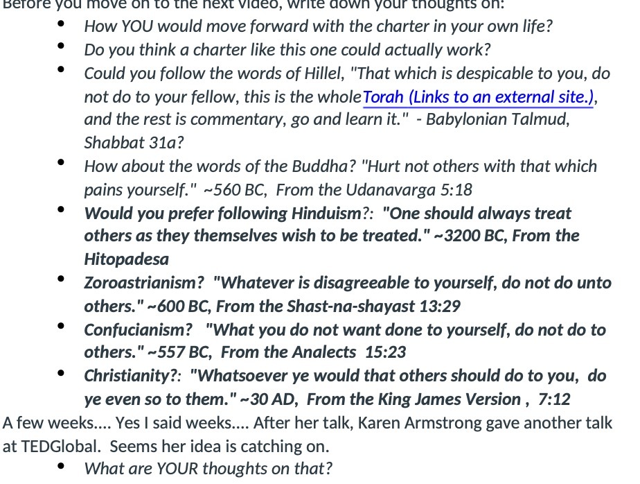  Before you move on to the next video, write down your