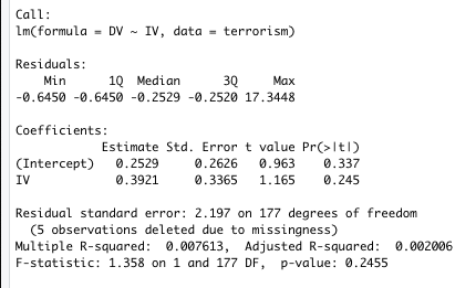 Create a table with all three models, including the robust standard errors.How