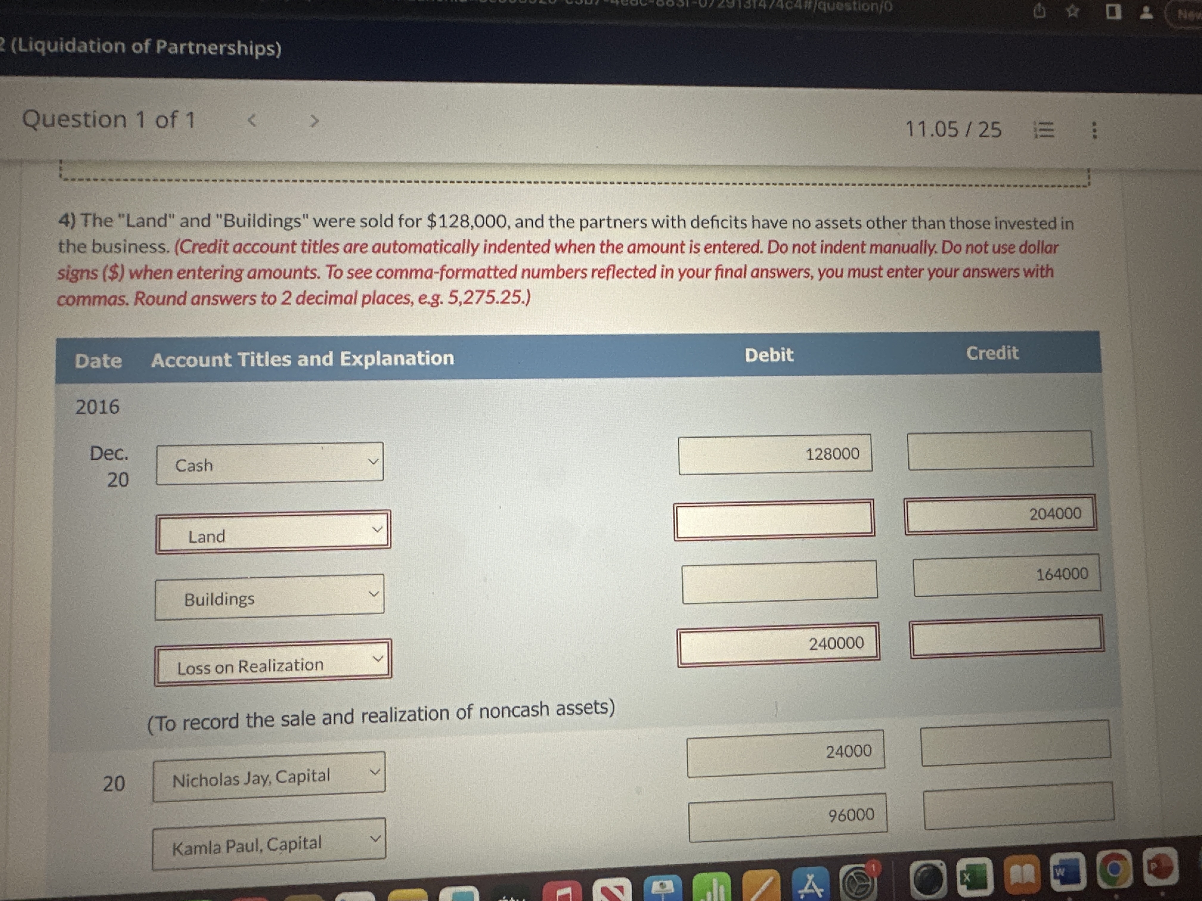 follows: The Jaijairam Company Balance Sheet December 20, 2016 Assets Liabilities and