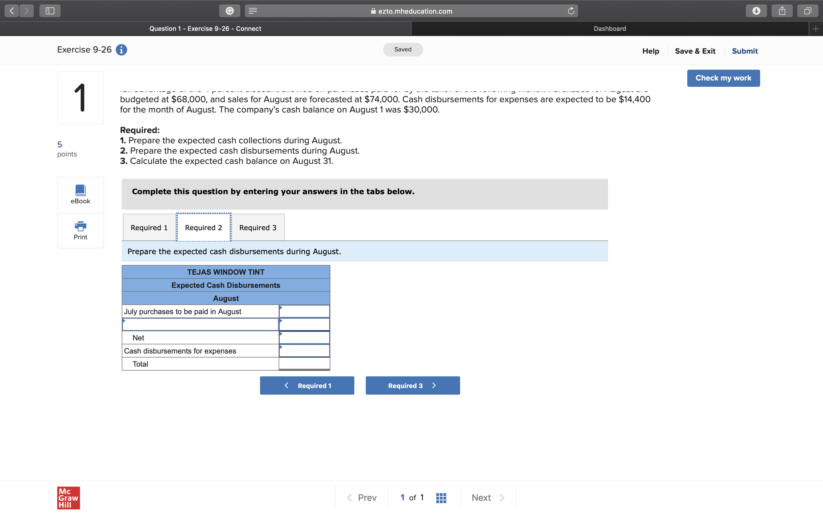 nancial records. Month Sales Purchases April $78,000 $59,000 May 75,000 48,000 June