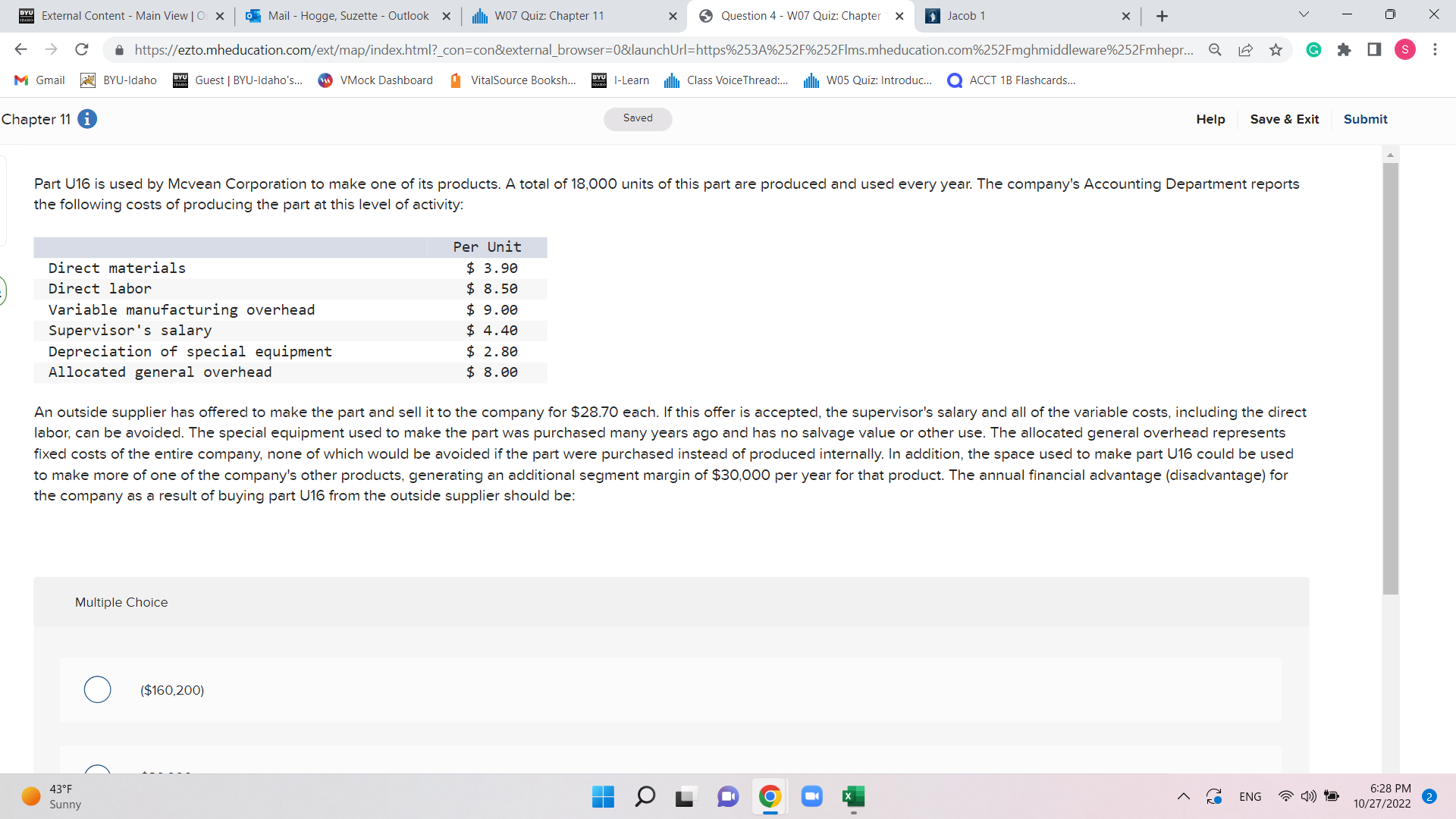  YU External Content - Main View | O X Mail -