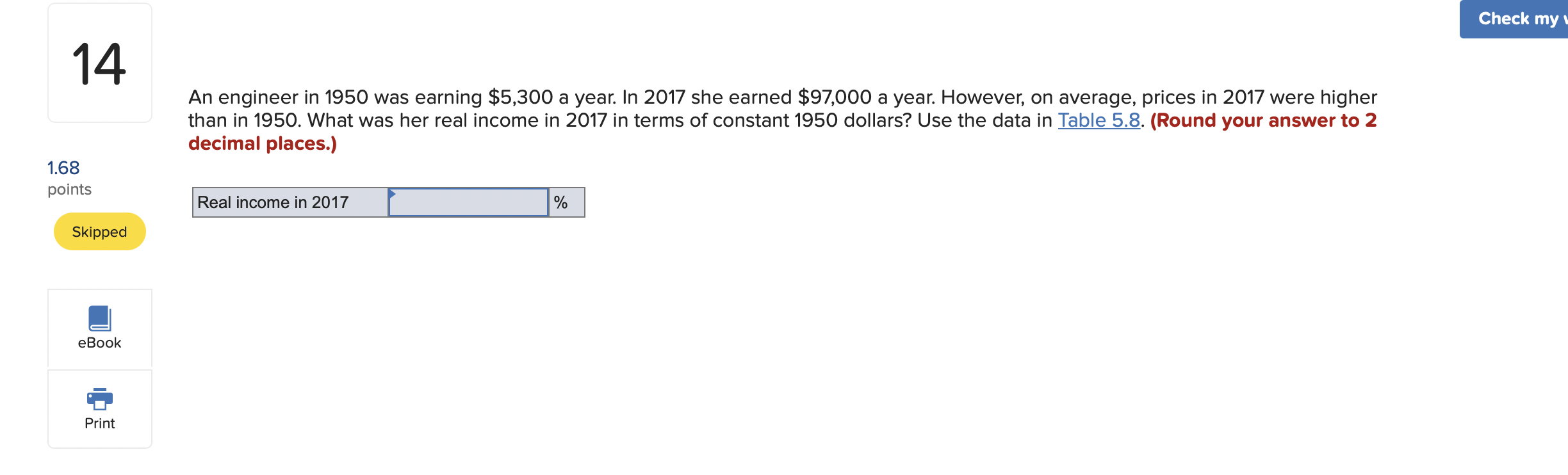 Please help and explain this to me 14 1.68 points Sklpped An