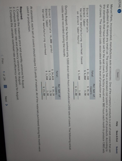 this is the entire question. 0,11,14) Saved Help Save & Exit Submit