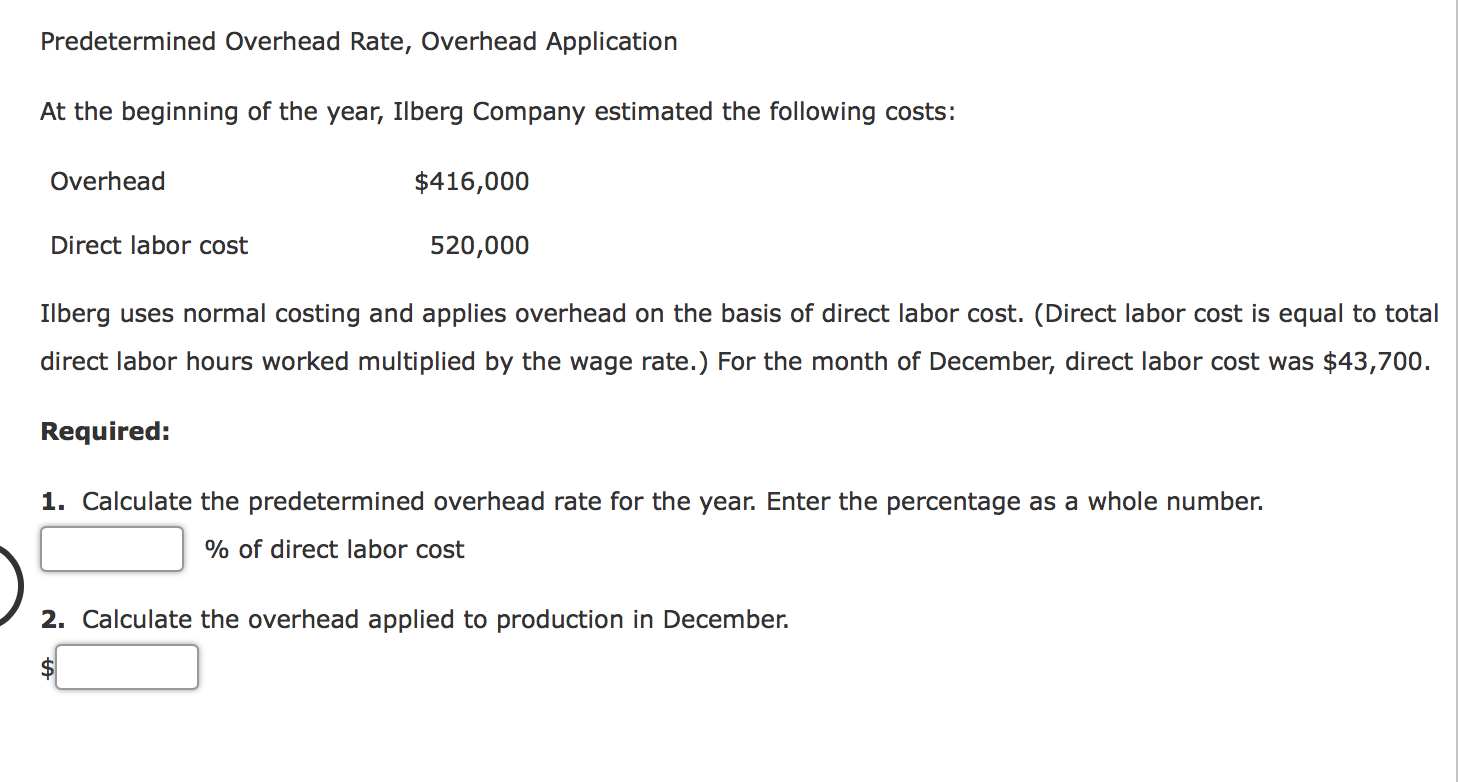 help me please with this Predetermined Overhead Rate, Overhead Application At the