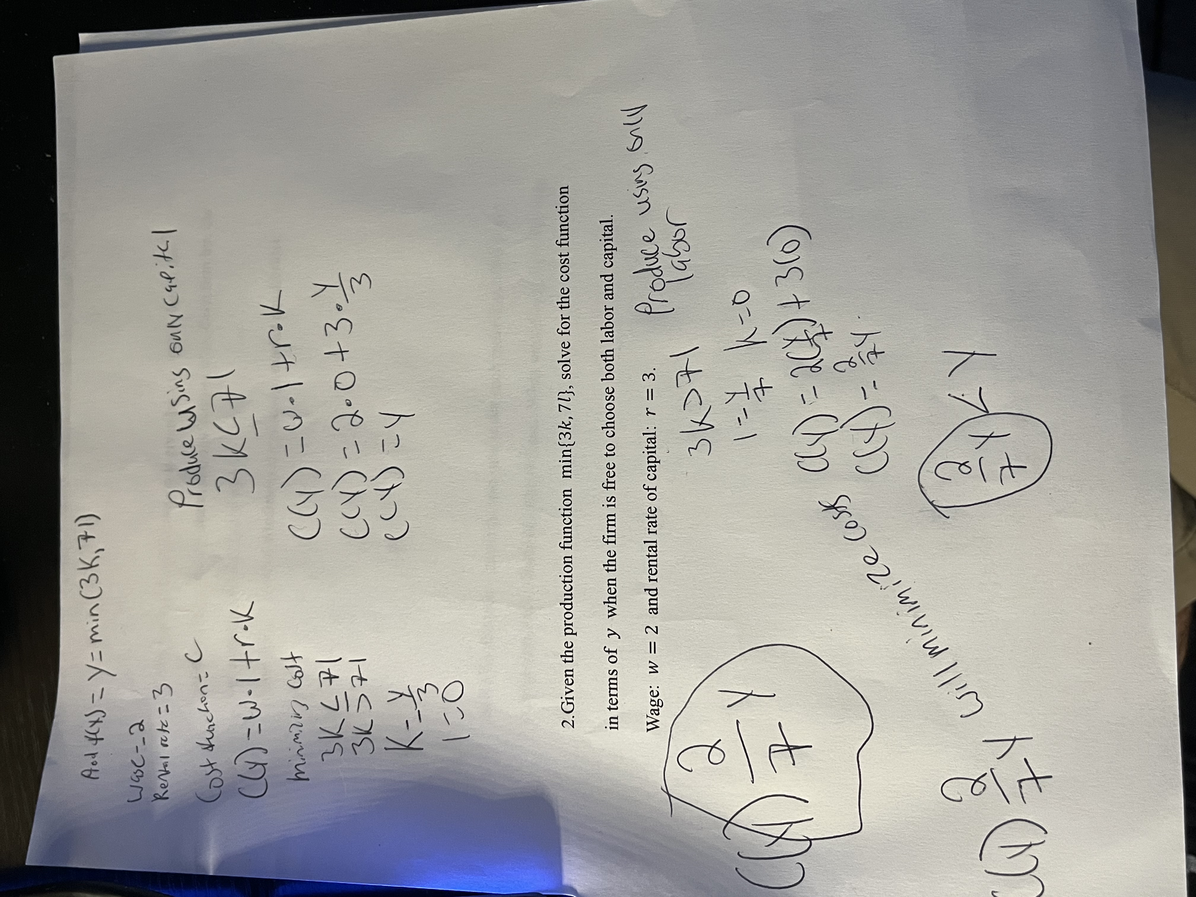  And X( x ) = Y = min ( 3k, 71)