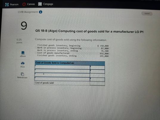 1000 chum bets manufactured by thedem Problem 18-1A (Algo) Part 1 Required: