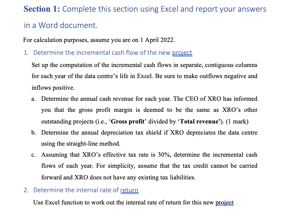 3). Suppose you are the Chief Financial Officer (CFO) of Xero Limited