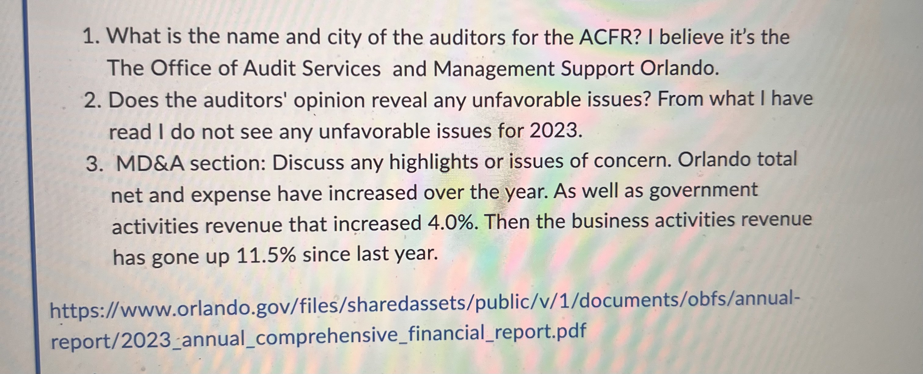 give explanation why you agree with the articles below ? 1. The